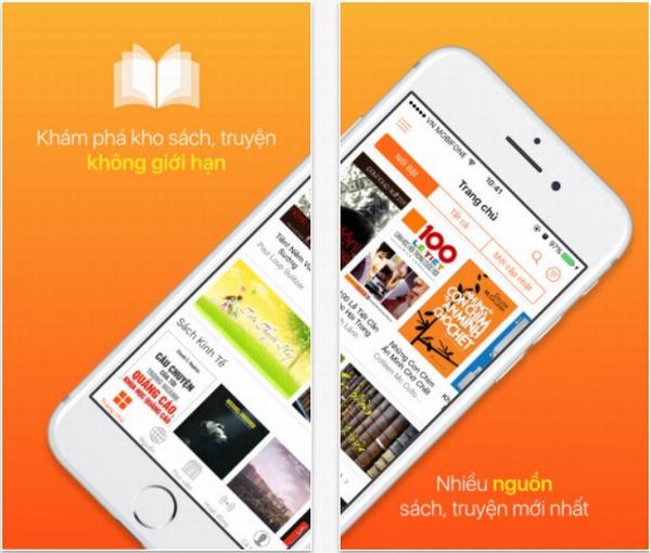 Top 3 ứng dụng đọc sách offline cho iPhone